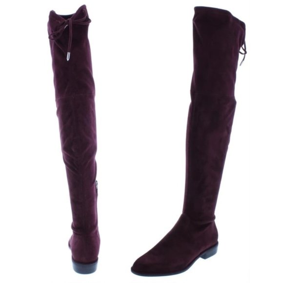 Marc Fisher Shoes - NEW Marc Fisher Dark Red Over-The-Knee Boots 5.5M